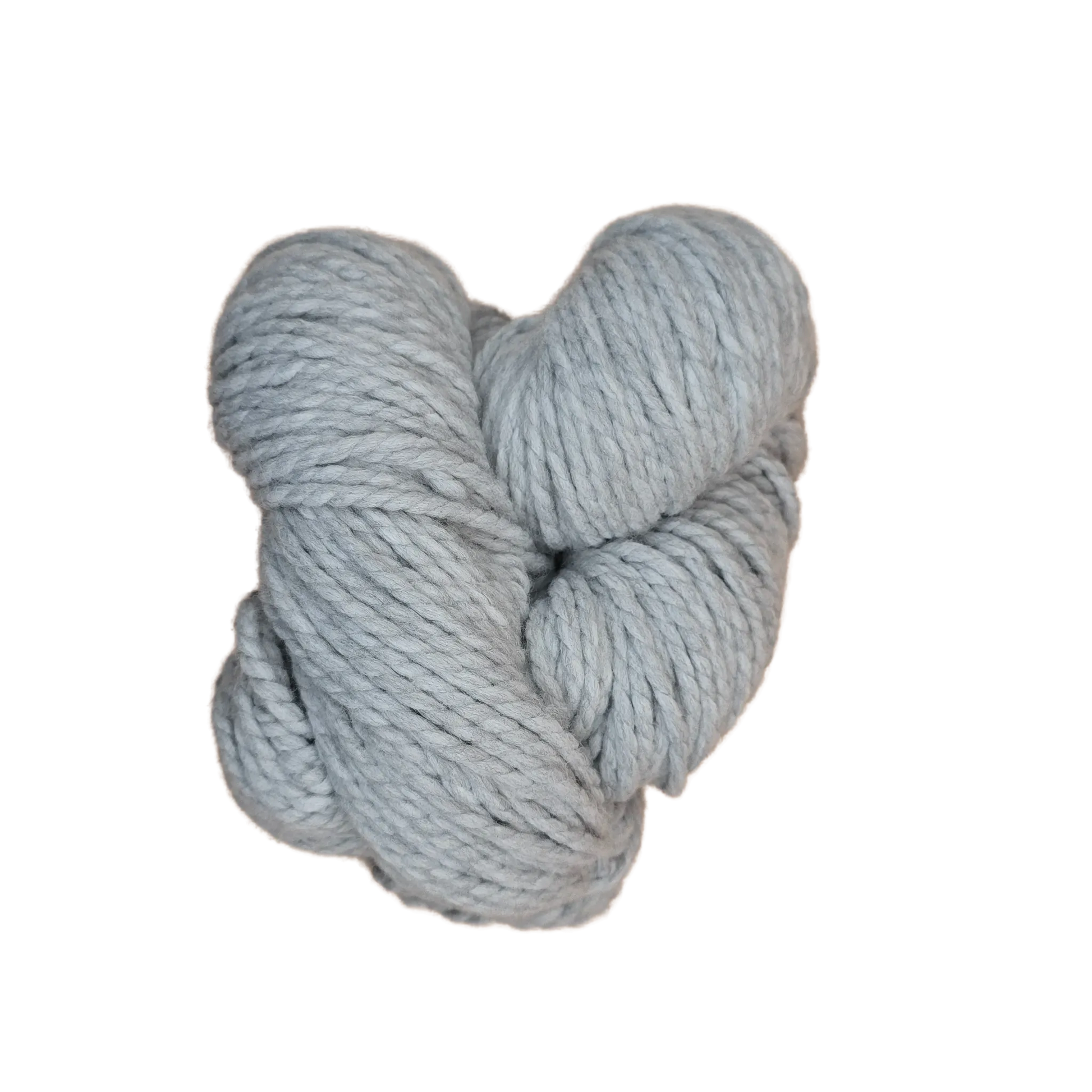 Madeja de lana acrílica LHO Tirreno color gris claro Misty Morning, suave y esponjosa para tejer proyectos artesanales.