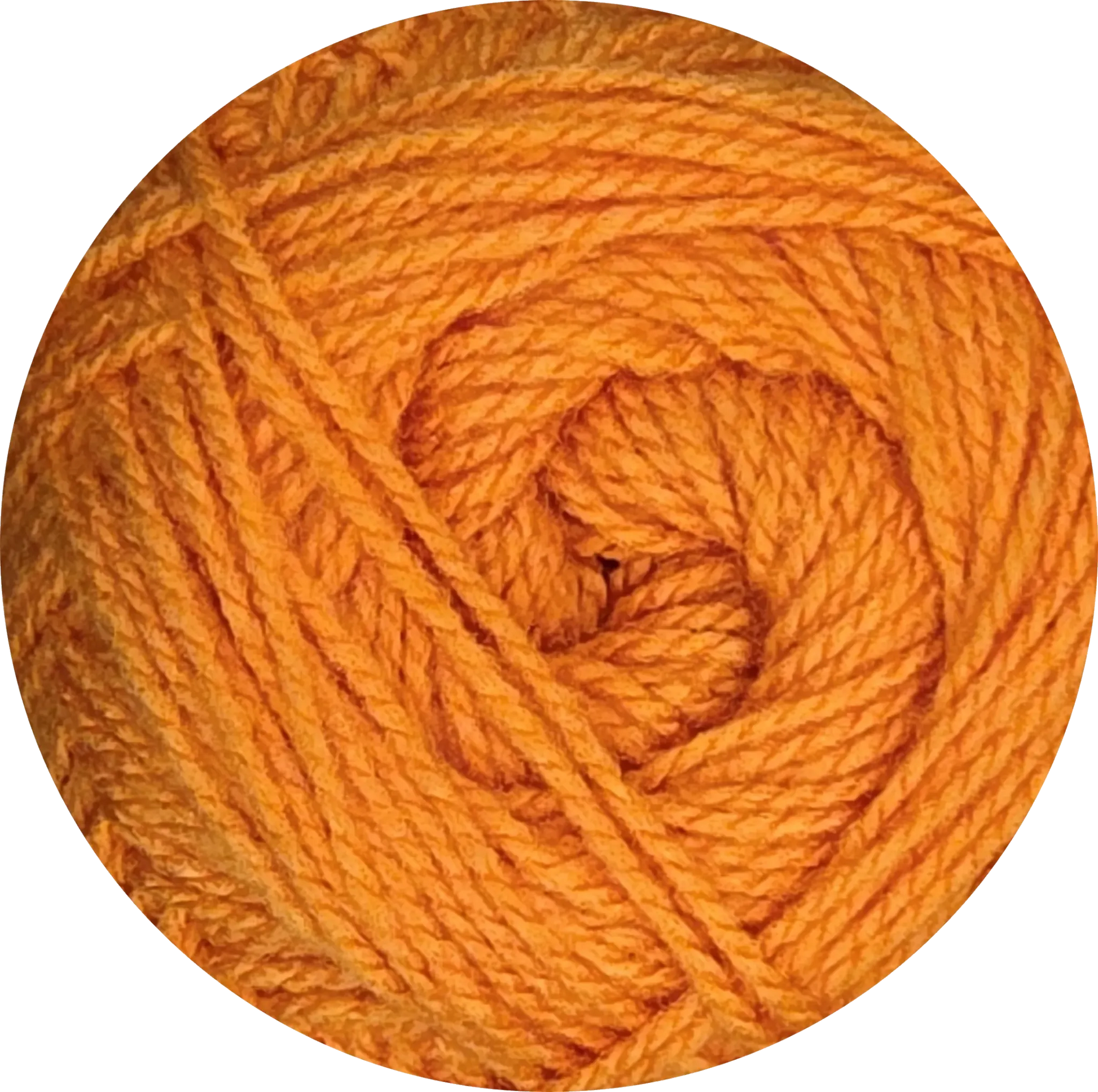 Ovillo de lana acrílica Petunia naranja, 100% antialérgico y suave para tejer ropa de bebé. Ideal para pieles sensibles.