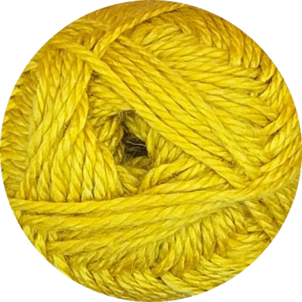 Ovillo de lana Nevilan amarillo intenso LHO, mezcla suave de acrílico y lana para tejer a mano o máquina, ideal proyectos creativos.