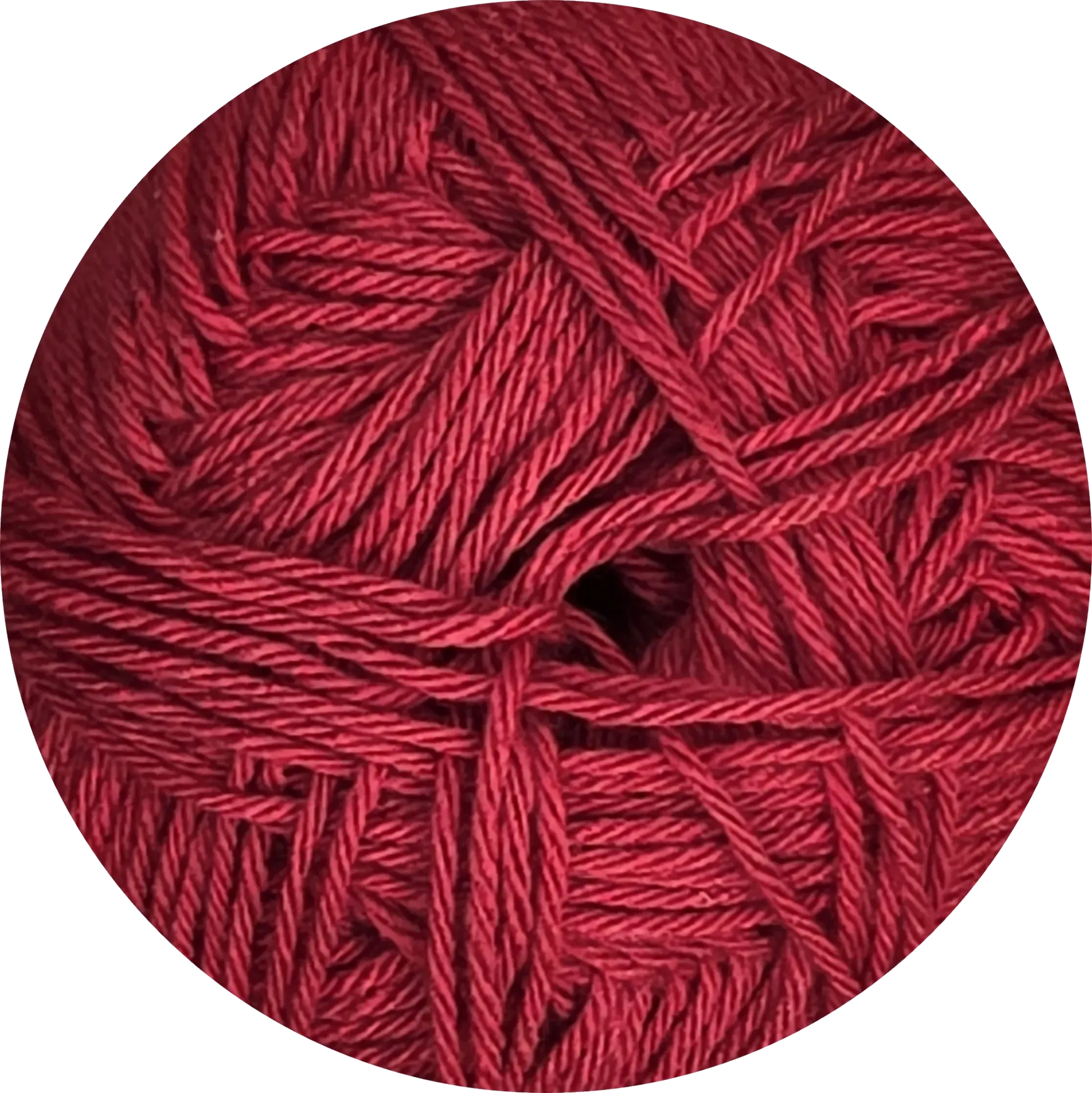 Ovillo de lana Baby Soft Ukryl 100% microfibra ultra suave en color rojo vibrante para tejidos de bebes.