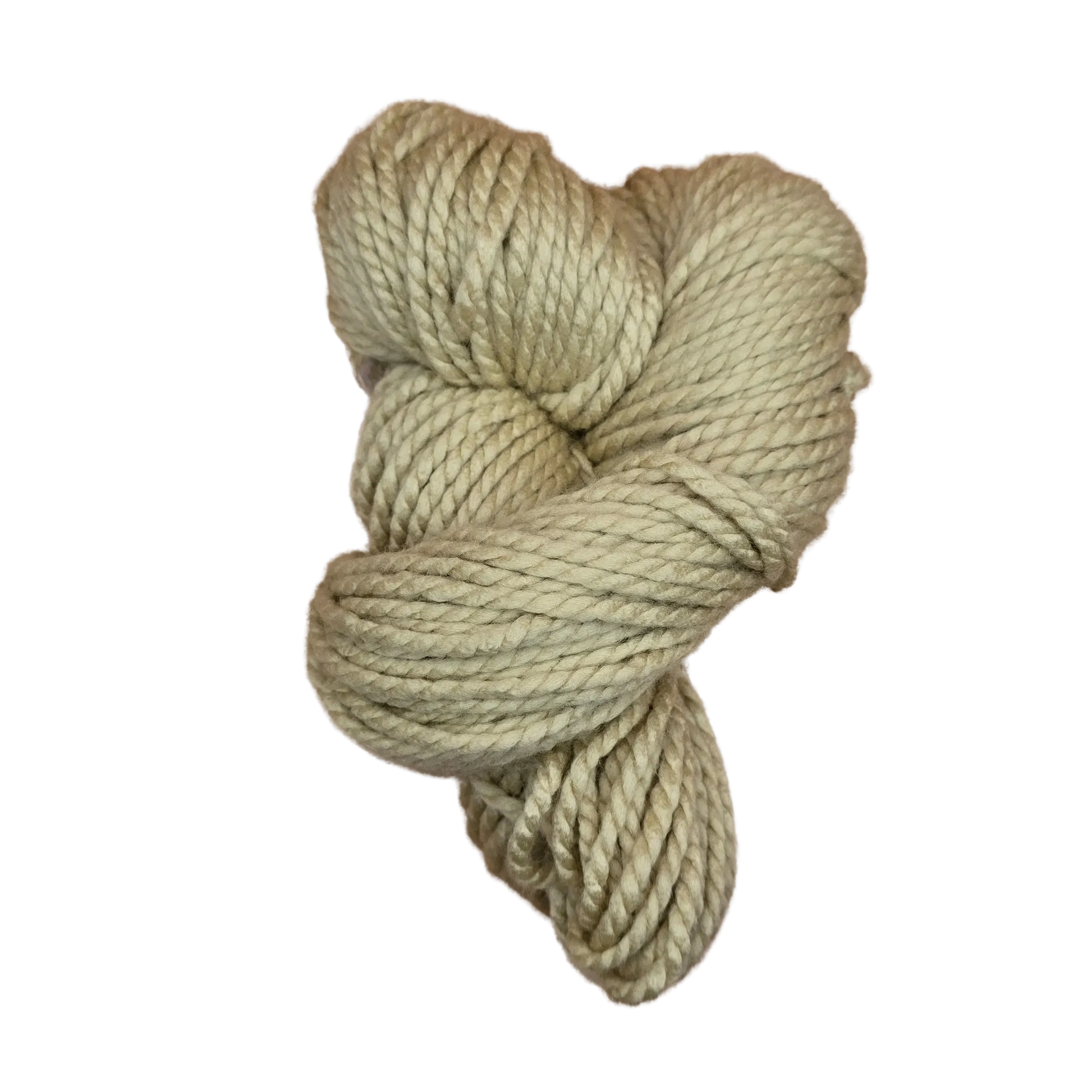 Madeja de lana acrílica suave Tirreno color beige claro Sage Whisper, ideal para tejer prendas cómodas y duraderas.