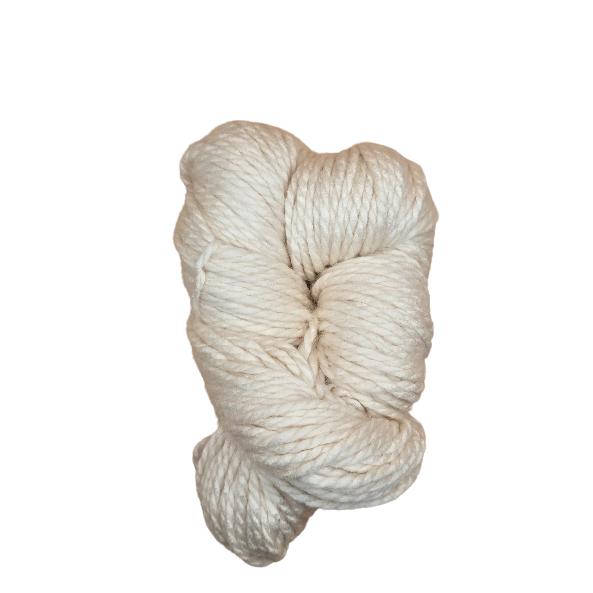 Madeja de lana acrílica LHO Tirreno color crema suave para tejer proyectos artesanales