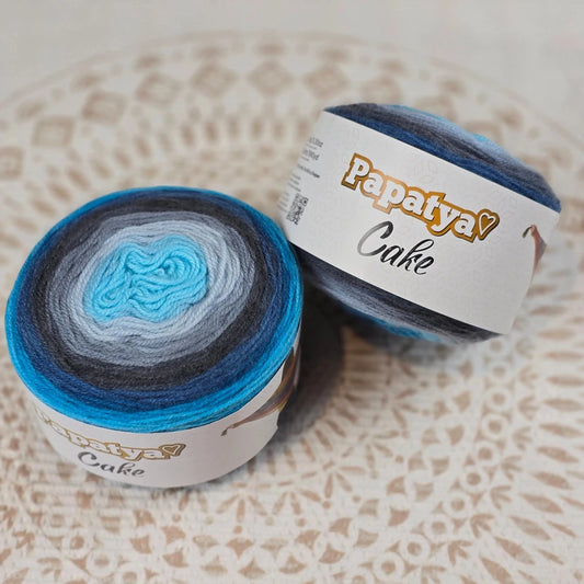 Cake de Papatya - Color Azul Gris