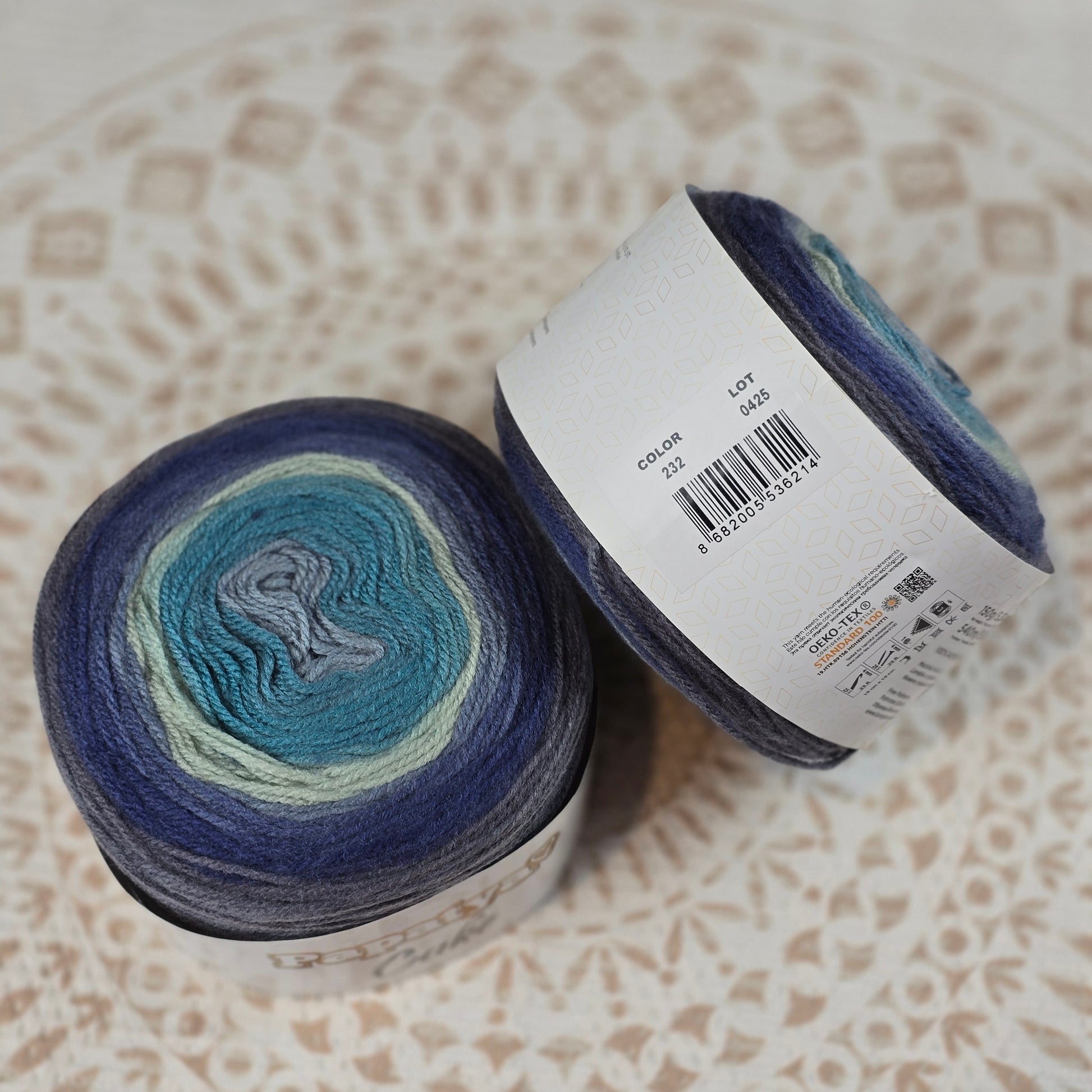 Cake de Papatya - Color Azul Marino Menta