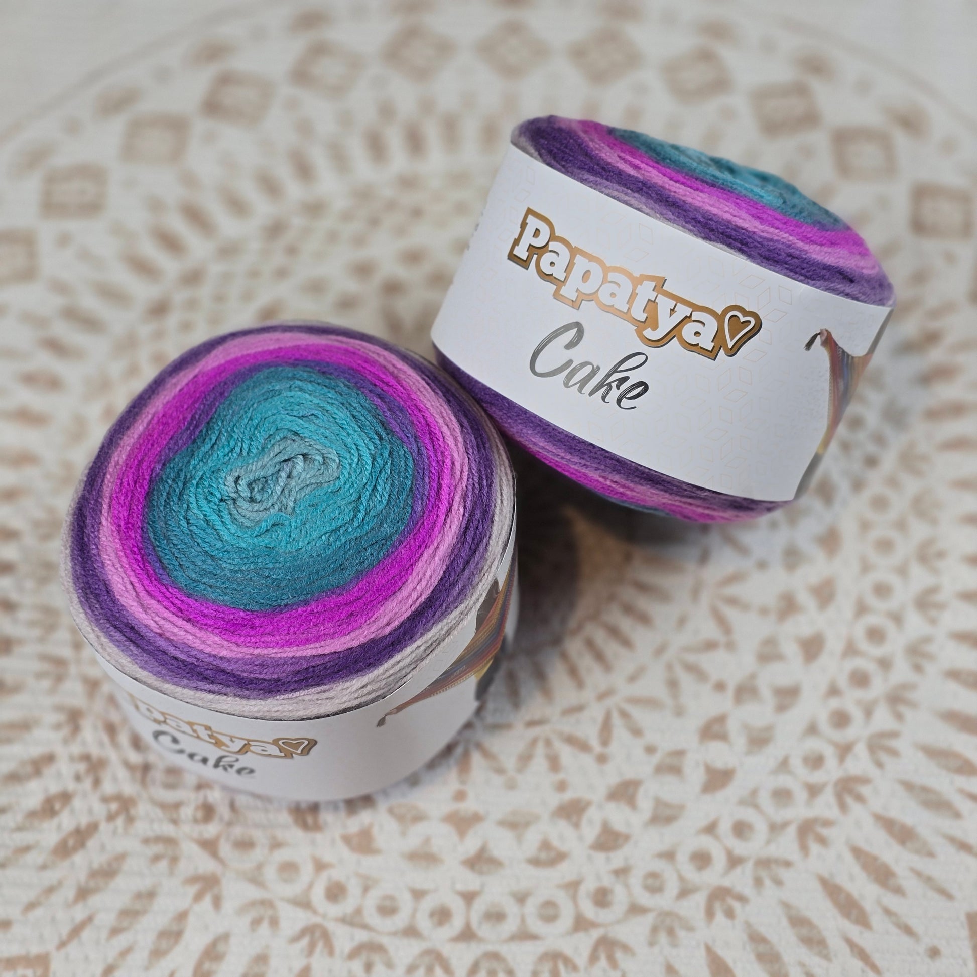 Cake de Papatya - Color Turquesa Morado