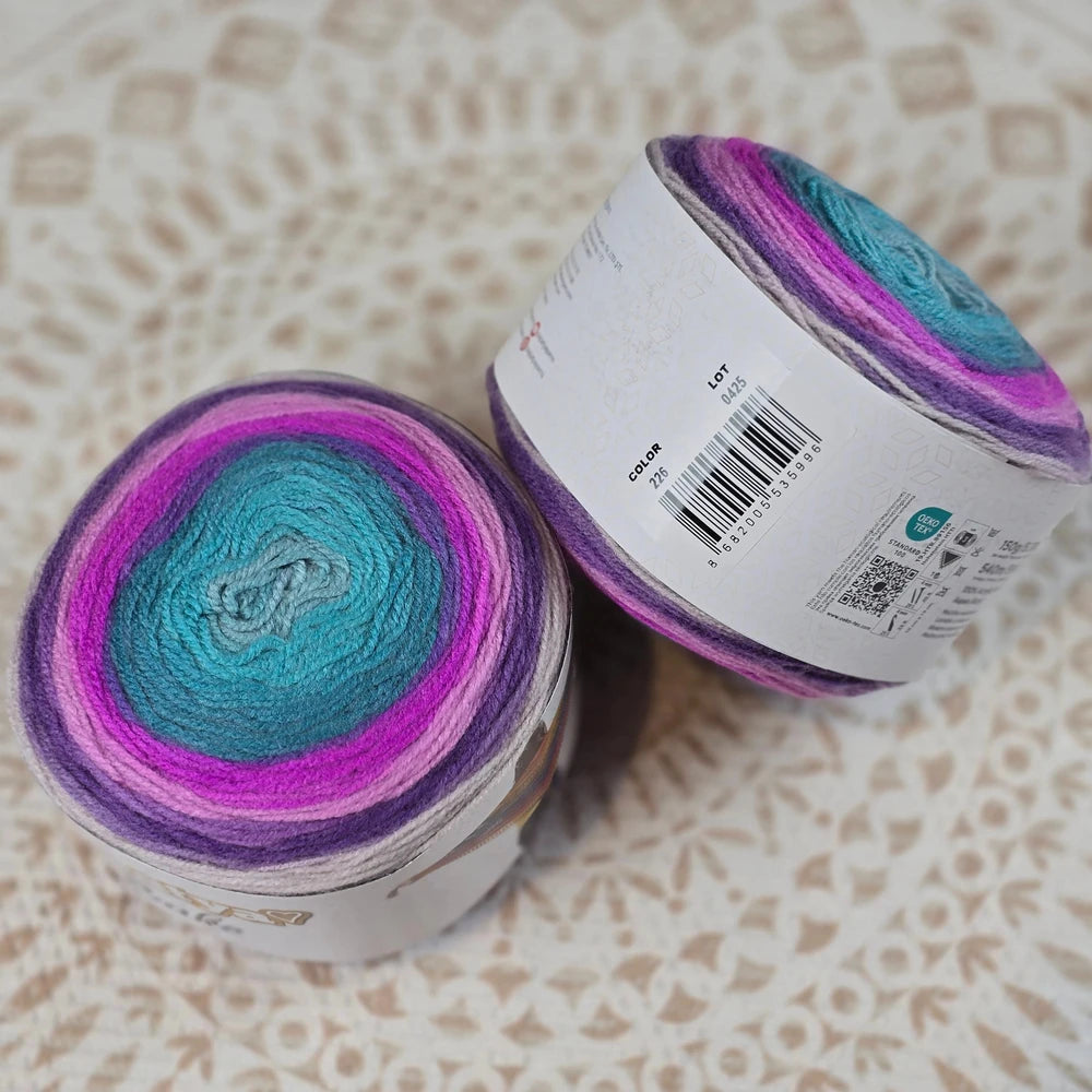 Cake de Papatya - Color Turquesa Morado