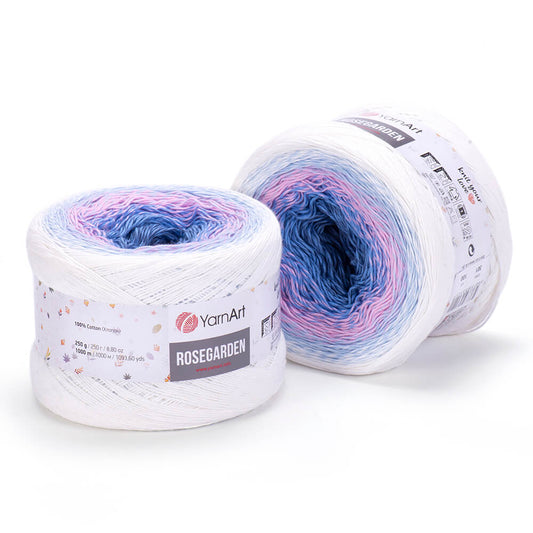 Rosegarden de YarnArt - Algodón 100 % con degradé