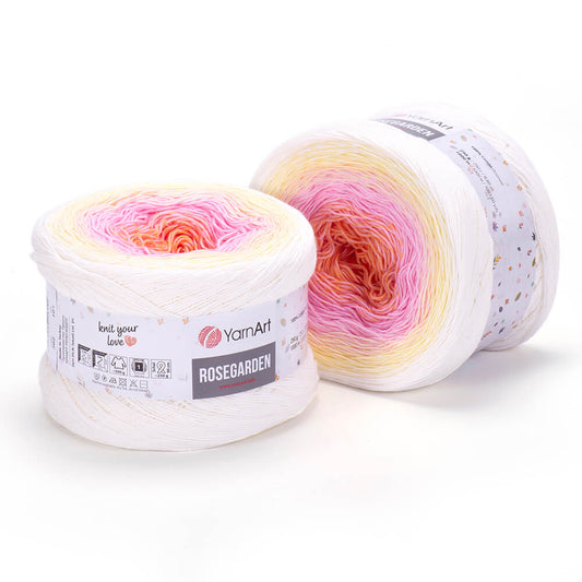 Rosegarden de YarnArt - Algodón 100 % con degradé